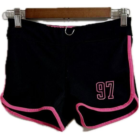 Aeropostale Black and Pink Running Shorts - Picture 1 of 4